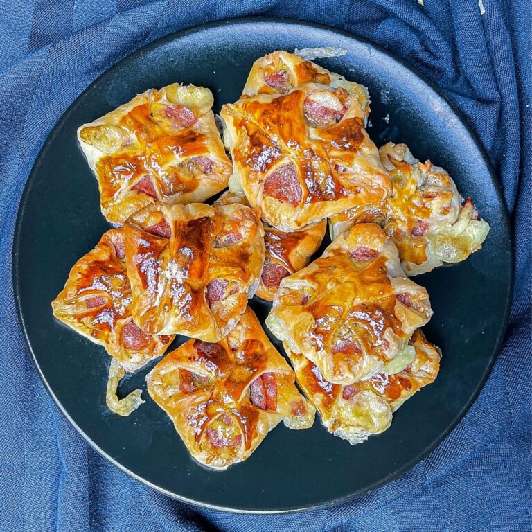 Blätterteig Pizzataschen