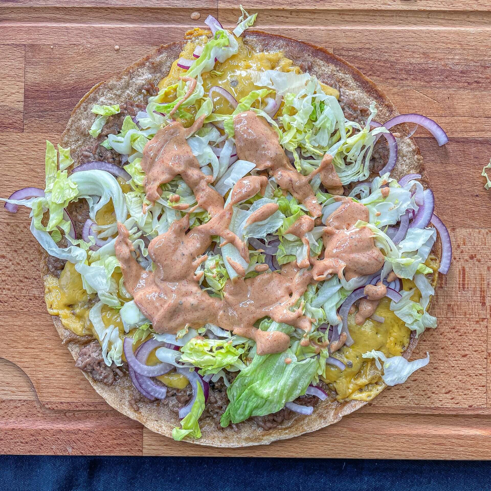 Big Mac Wrap: Einfaches Rezept Für Wraps Mit Hackfleisch Und Käse ...