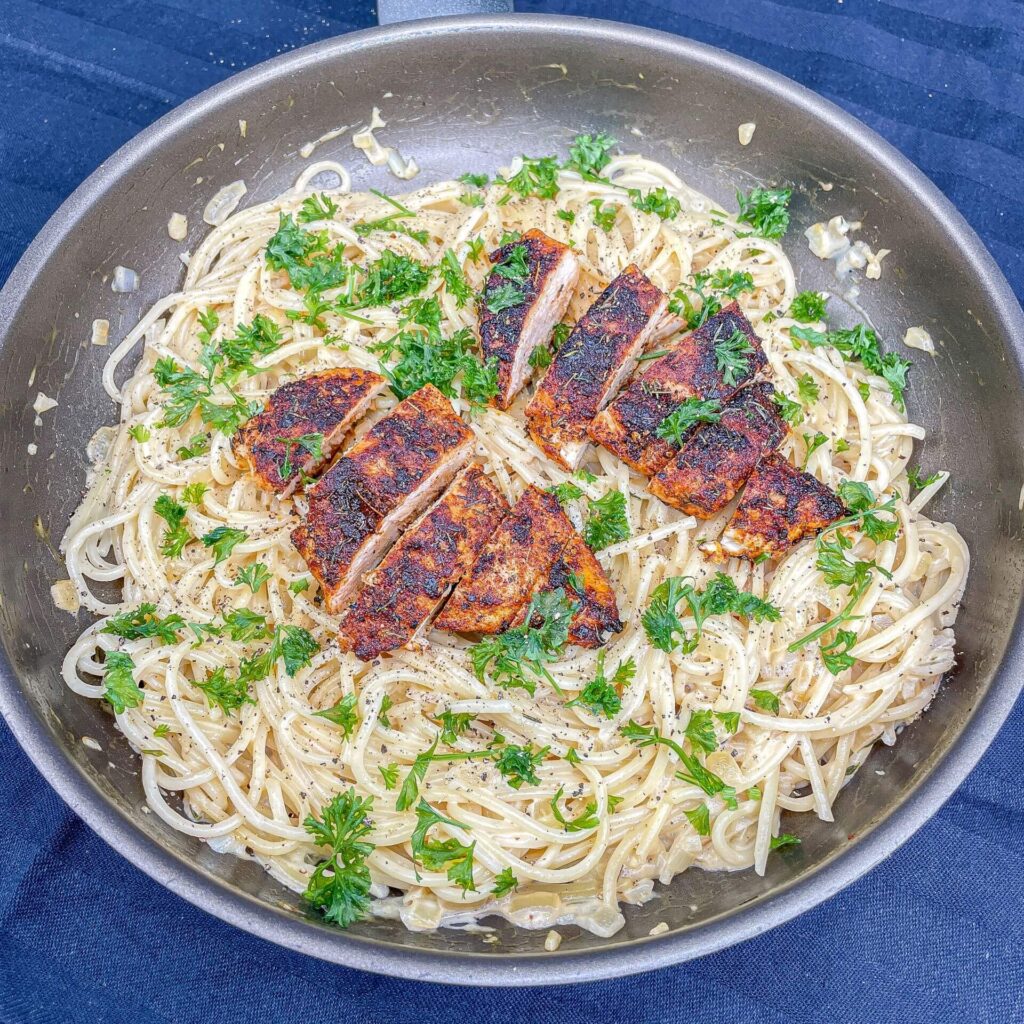 Chicken Alfredo Pasta Rezept