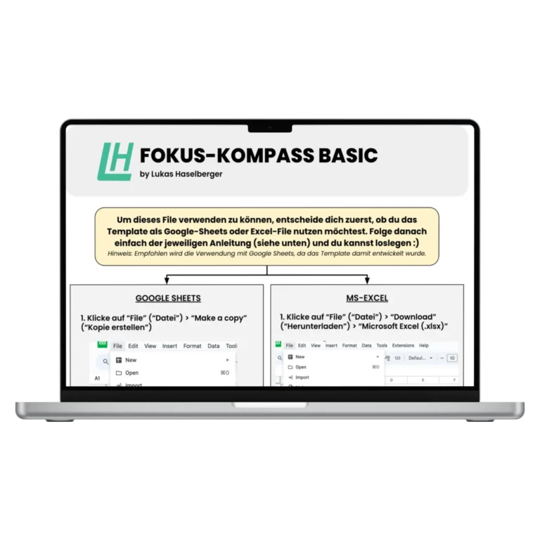 Fokus Kompass BASIC Mockup Anleitung 1